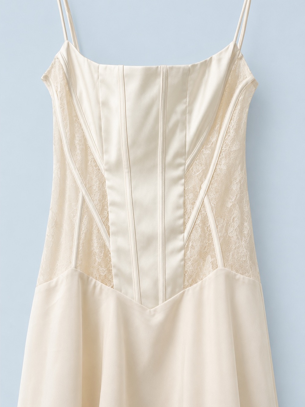 Oh Polly Ivory Lace Corset Babydoll Mini Dress
Size US 4
Coquette|Fairycore - Picture 3 of 6